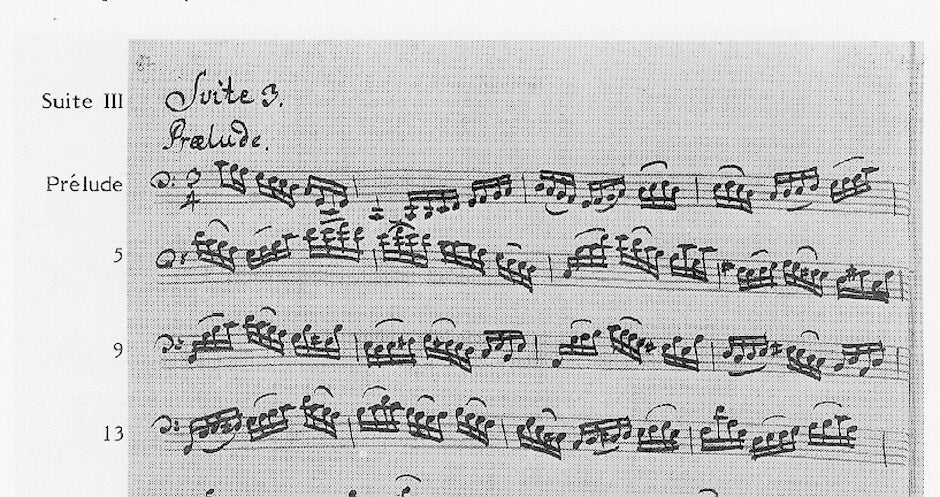 Bach: Six Cello Suites (BVK1007-12 Facsimile)