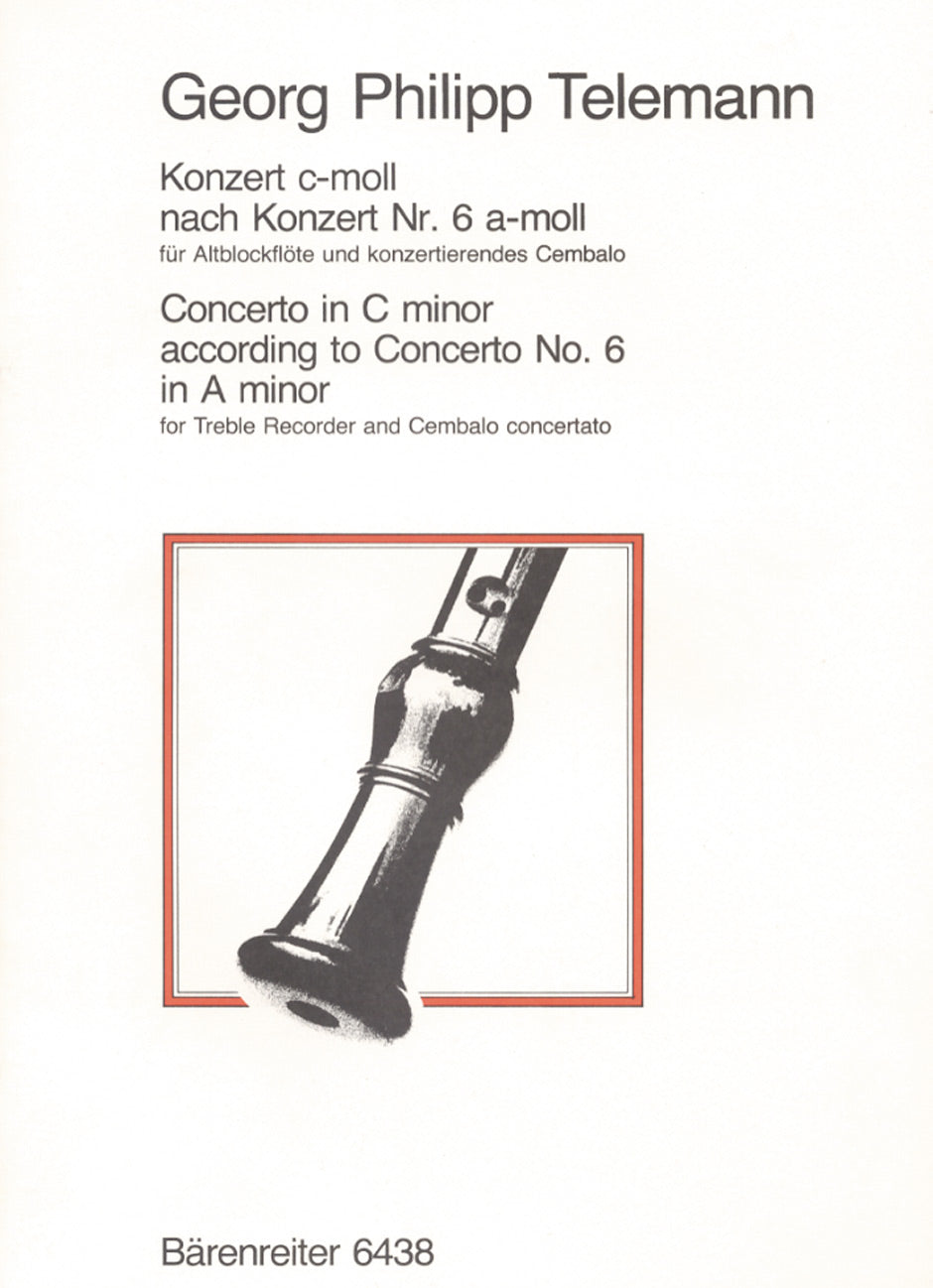 Telemann: Concerto in C Minor for Treble Recorder & Keyboard