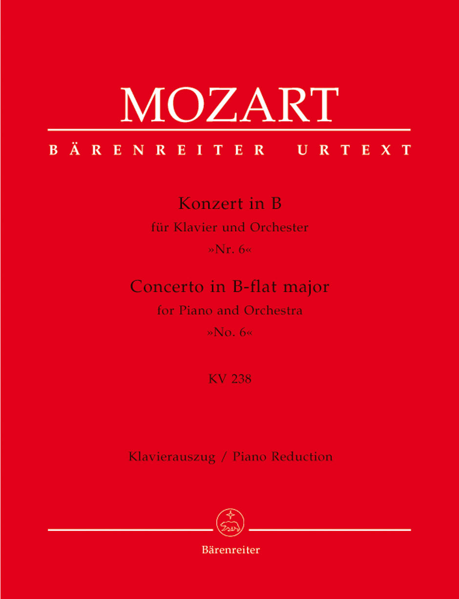 Mozart: Piano Concerto No 6 in B Flat K238