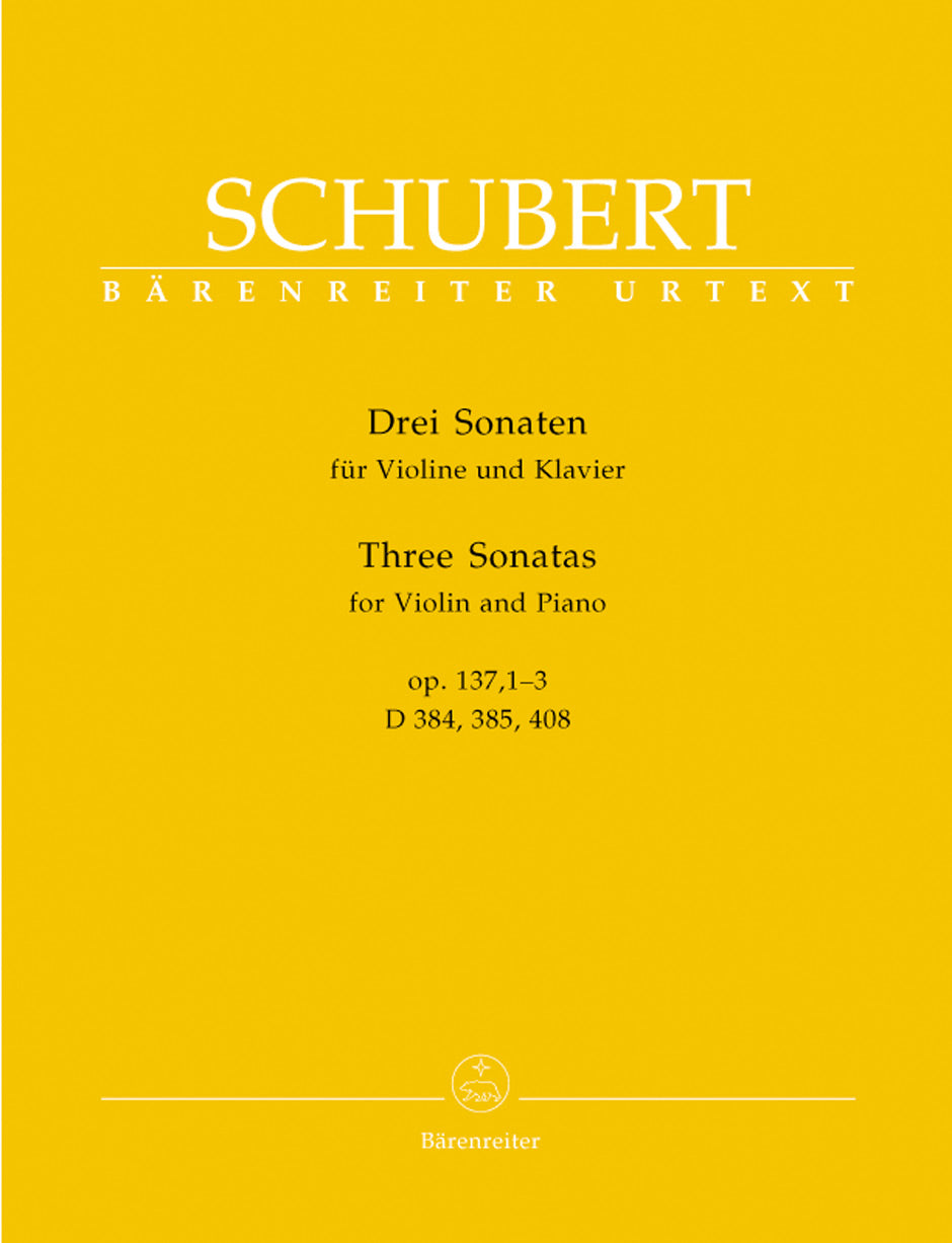 Schubert: Sonatas 3 Op 137 for Violin & Piano