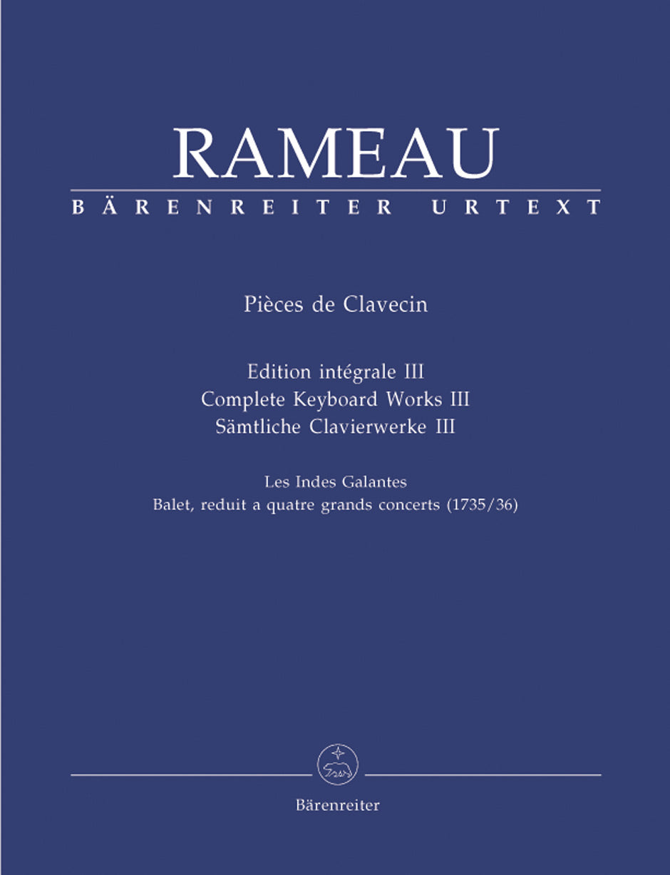 Rameau: Complete Keyboard Works - Book 3