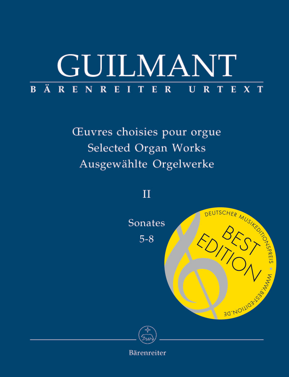 Guilmant : Selected Organ Works - Book 2: Sonatas 5-8