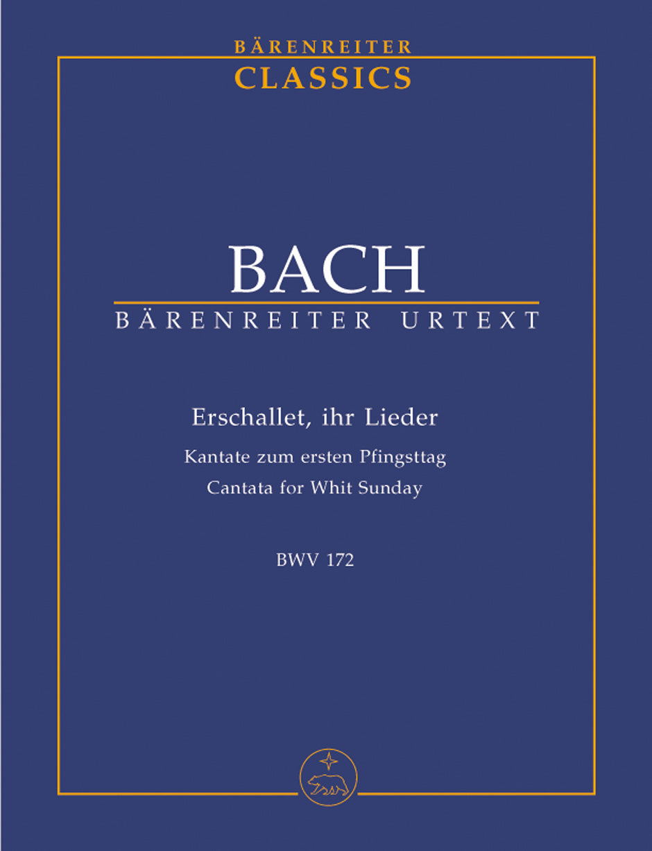 Bach: Cantata 172 - Study Score