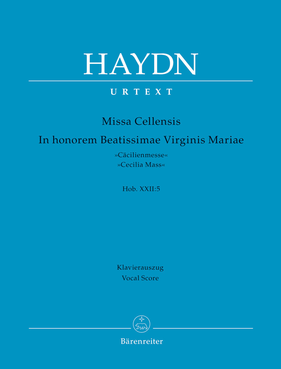Haydn: Missa Cellensis - Vocal Score