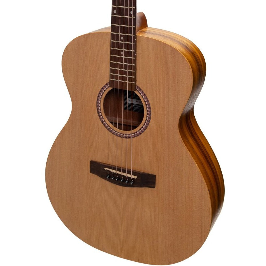 Martinez Left Handed Acoustic-Electric Small Body Guitar (Spruce/Koa)