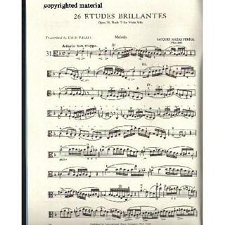 Mazas: Etudes Brillantes for Viola, Op. 36 - Book 2