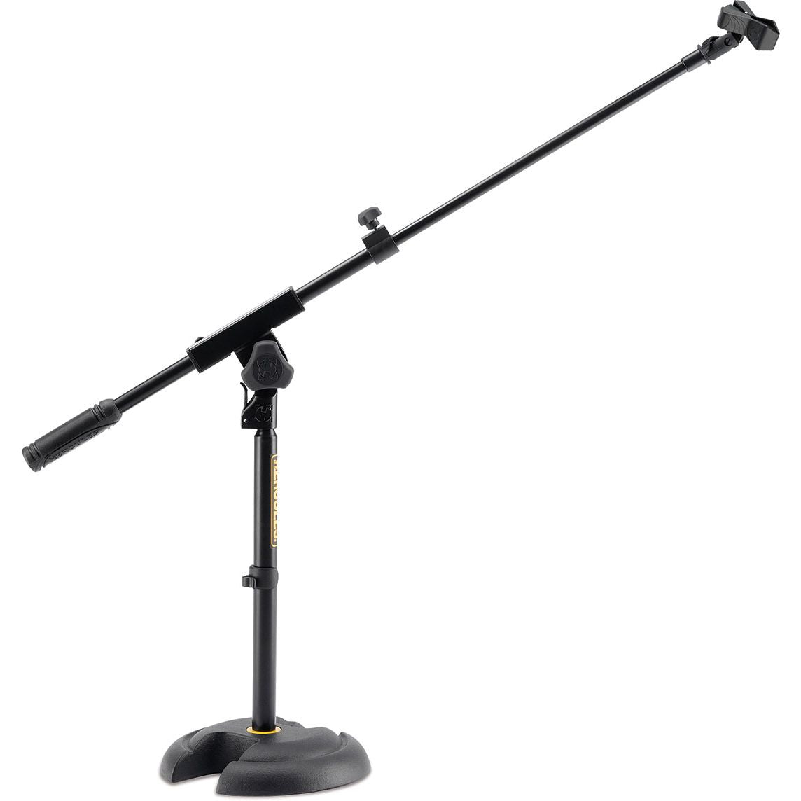 Hercules Low Profile Mic Stand w/Boom & Mic Clip