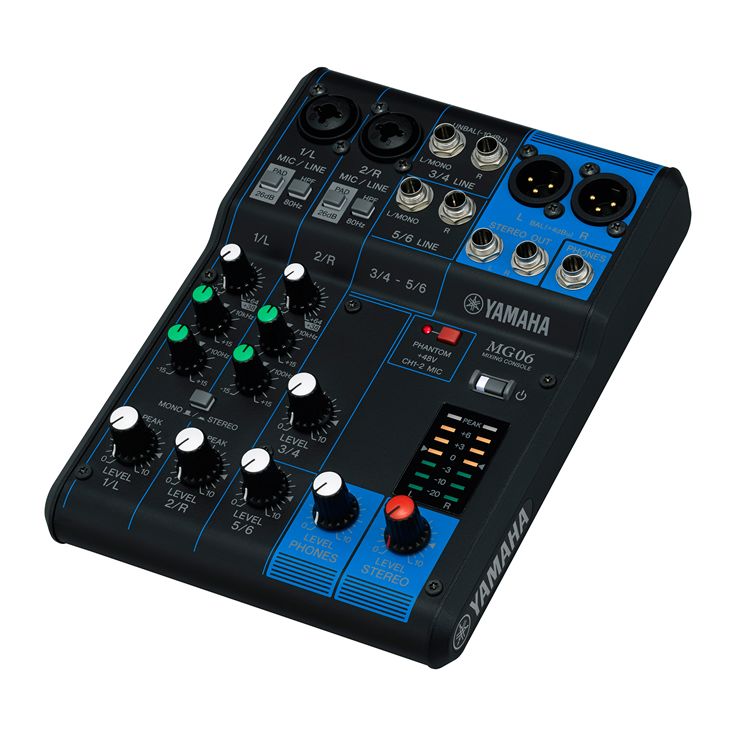 Yamaha MG06 6-Channel Mixer