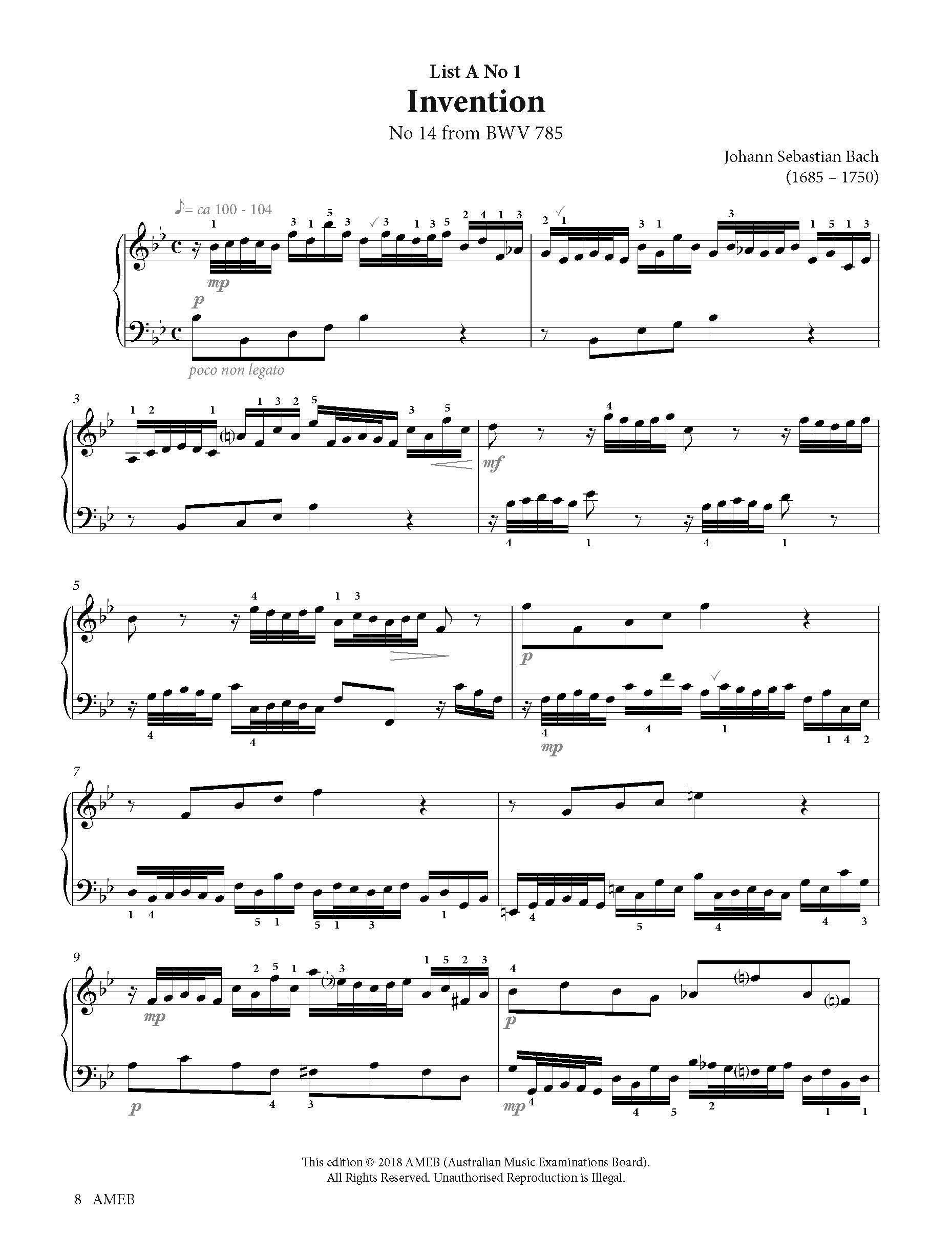 AMEB Piano Grade 4 Series 18