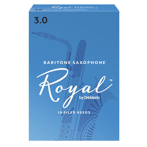 Rico Royal Baritone Saxophone Reeds, 10-Pack