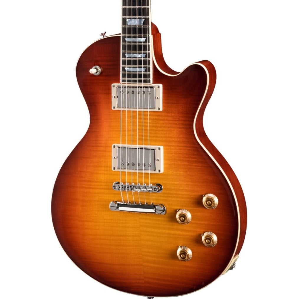 Eastman SB59/V Solid Body Electric Guitar in Antique Redburst incl Hard Case