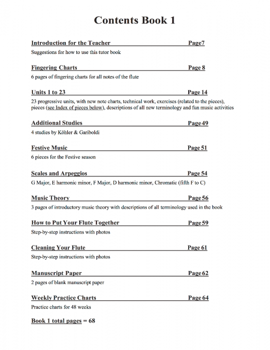 The Young Flute Player Book 1 by Karen North