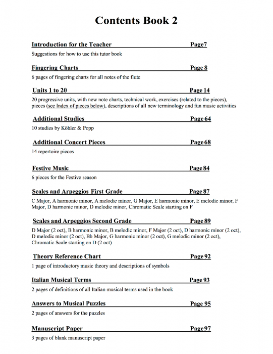 The Young Flute Player Book 2 by Karen North