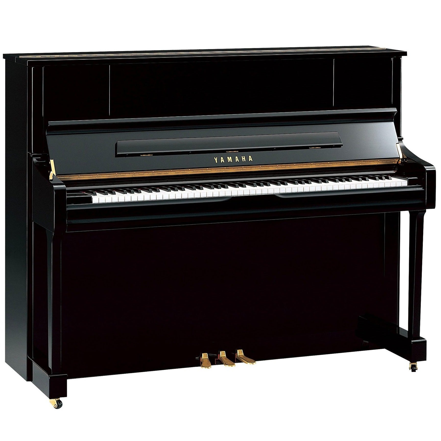 Yamaha U1J Upright Piano, Polished Ebony