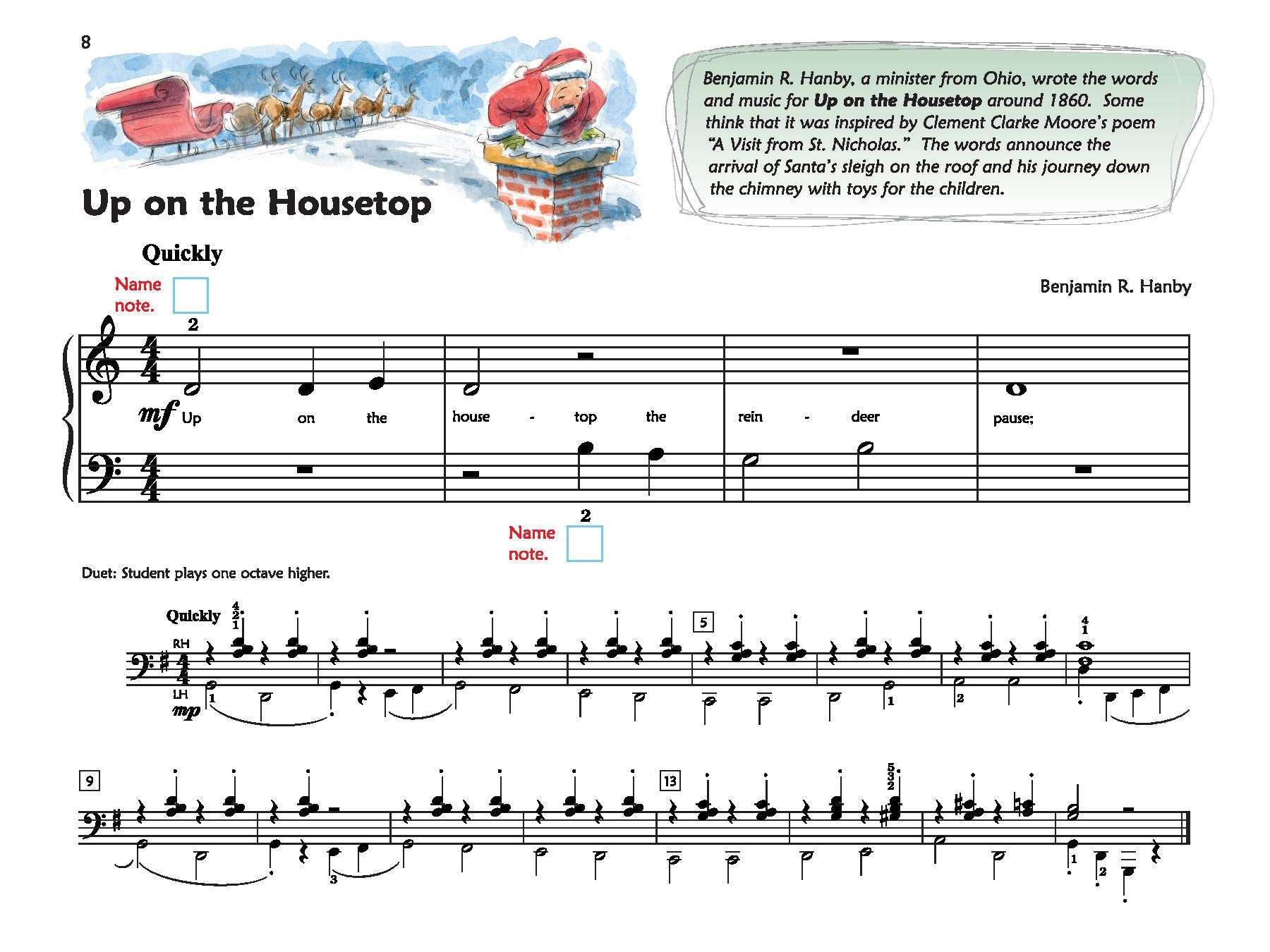 Alfred's Premier Piano Course, Christmas 1A