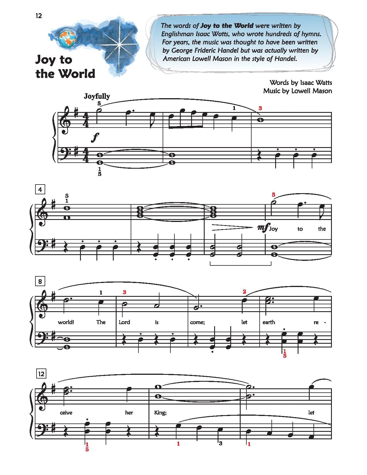 Alfred's Premier Piano Course, Christmas 2B