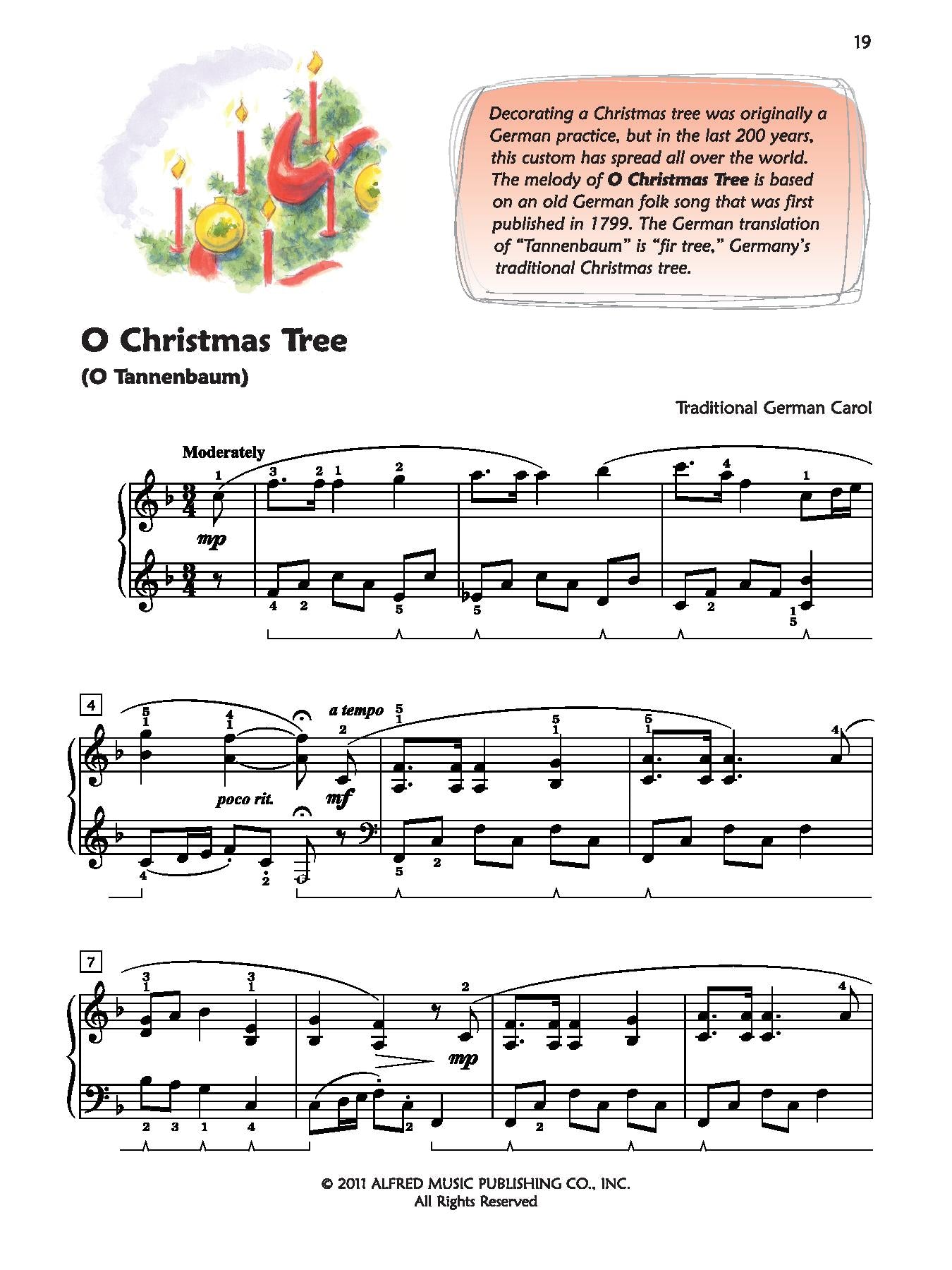 Alfred's Premier Piano Course, Christmas 5