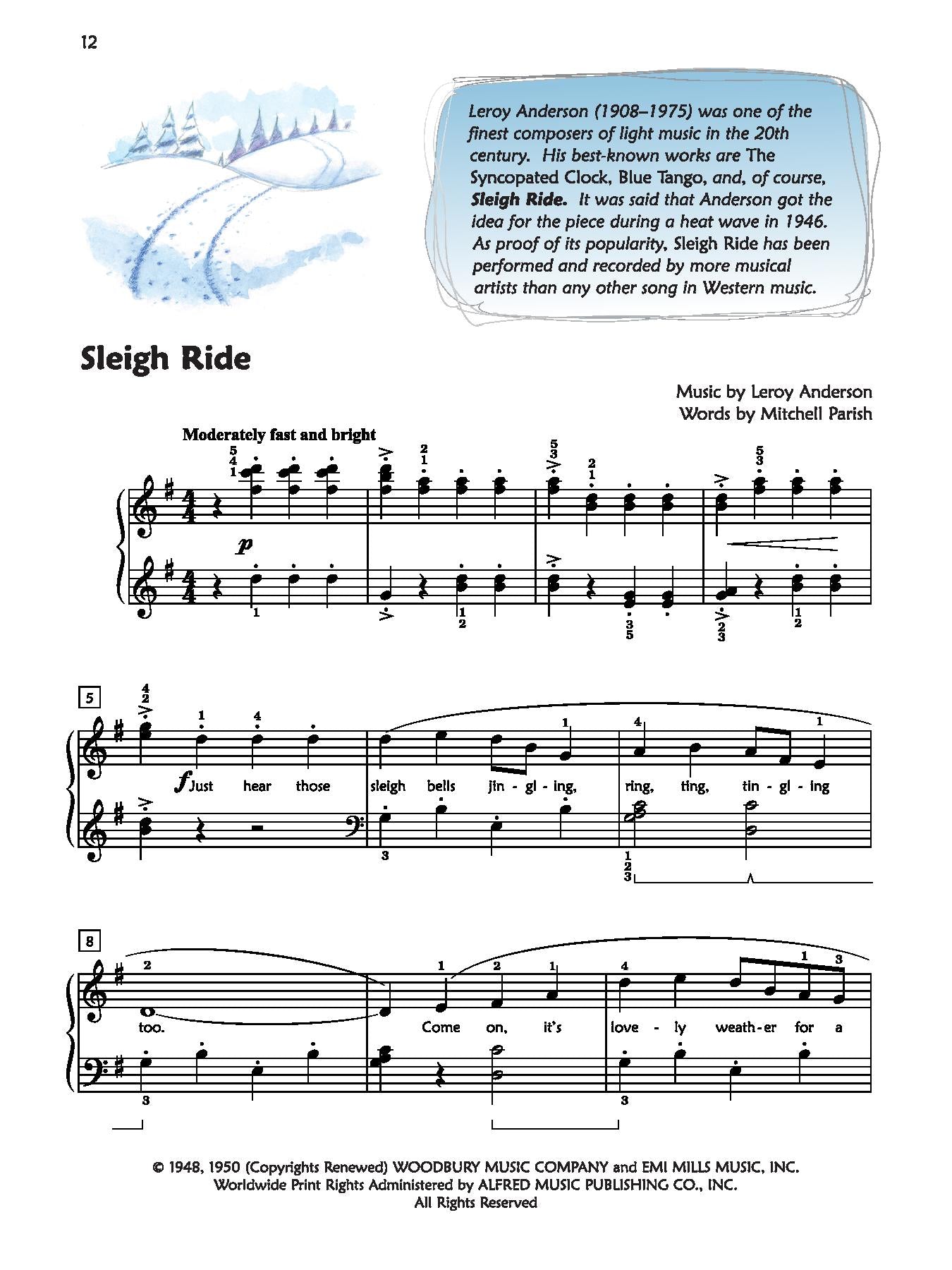 Alfred's Premier Piano Course, Christmas 6