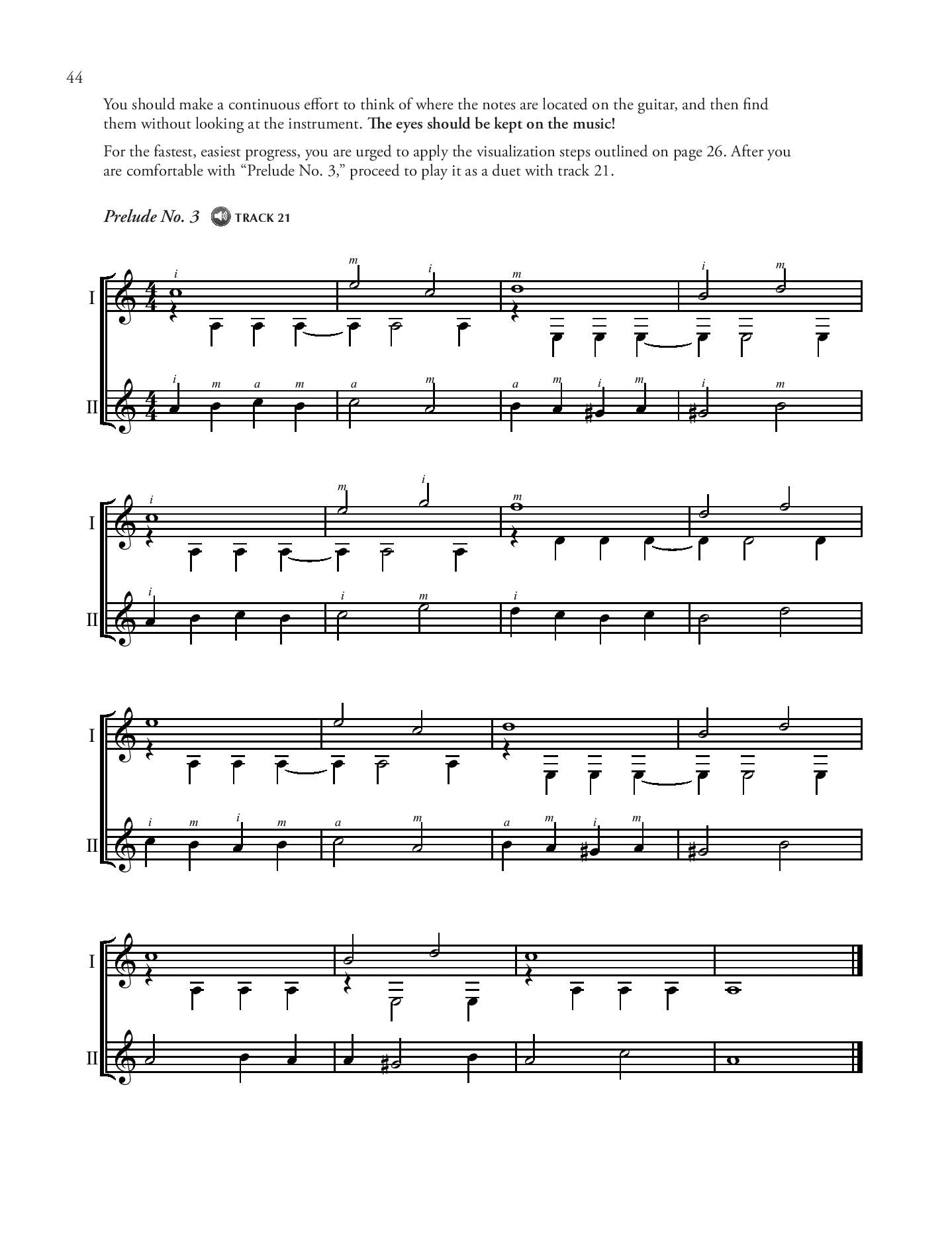 Classic Guitar Technique, Volume 1