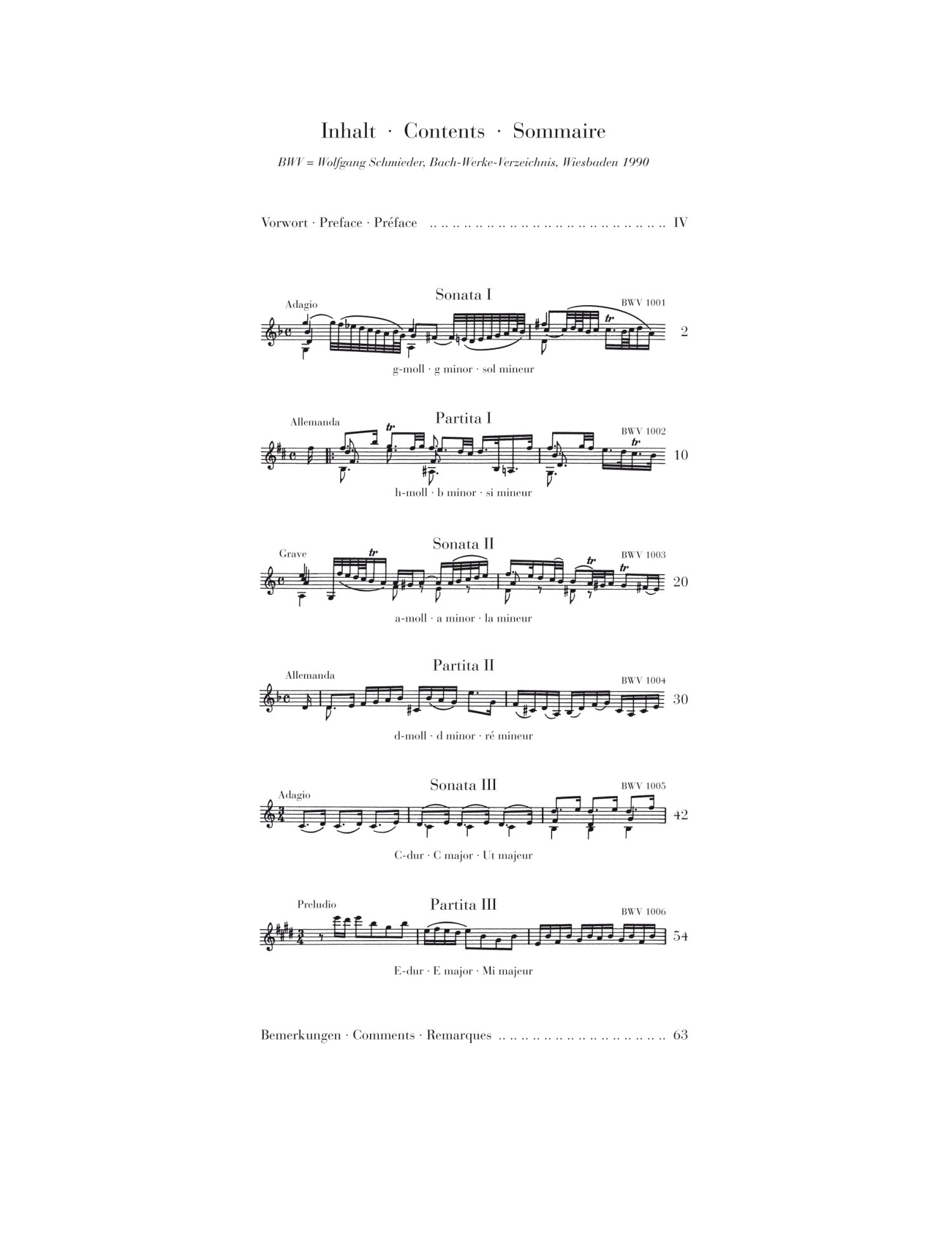 Bach: Sonatas & Partitas for Violin Solo BWV 1001-1006