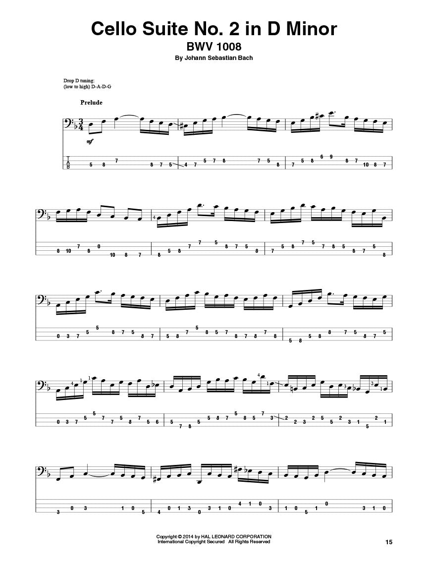 Bach Cello Suites for Electric Bass