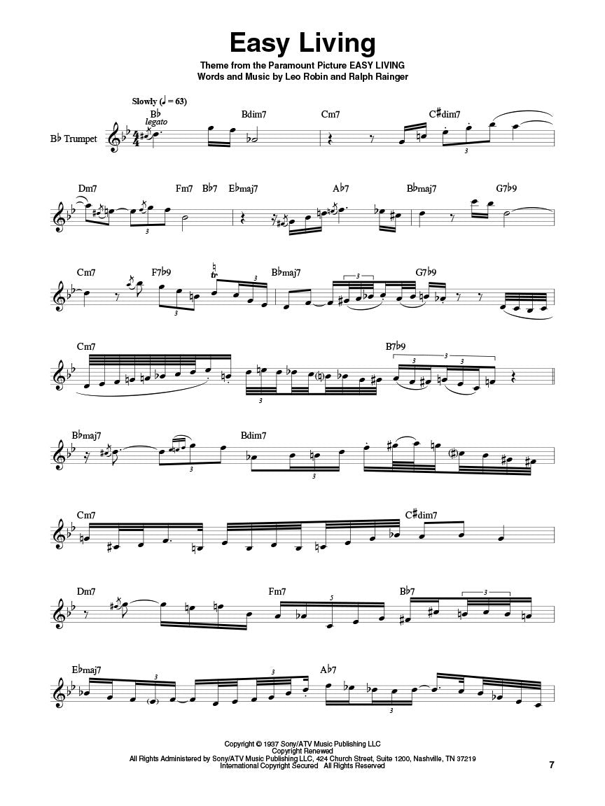 Jazz Ballads, Trumpet Play-Along Volume 7