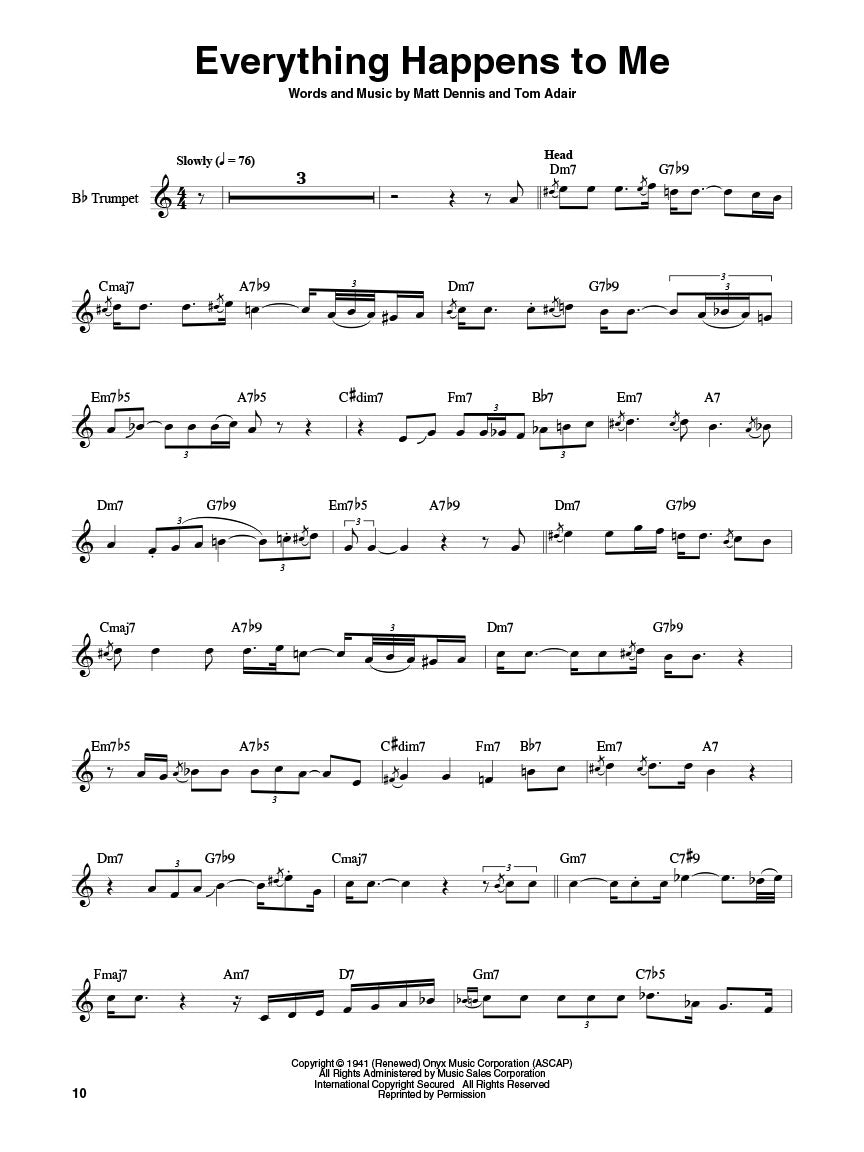 Jazz Ballads, Trumpet Play-Along Volume 7