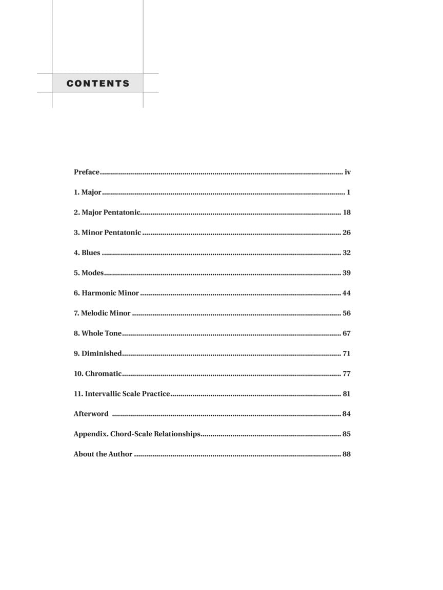 A Modern Method for Guitar Scales