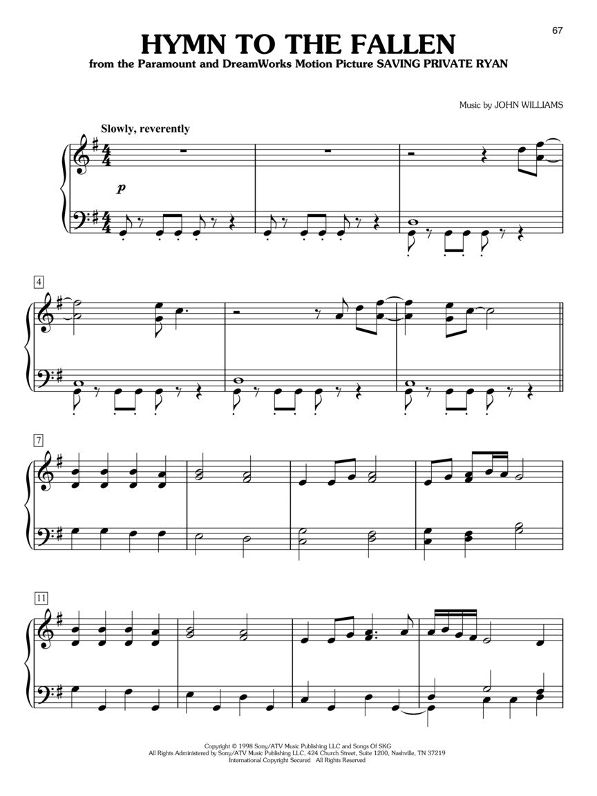 The John Williams Easy Piano Anthology