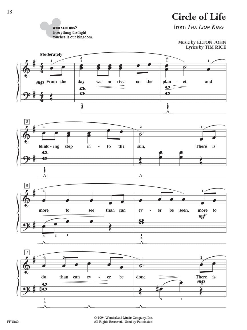 ChordTime Piano Disney Level 2B