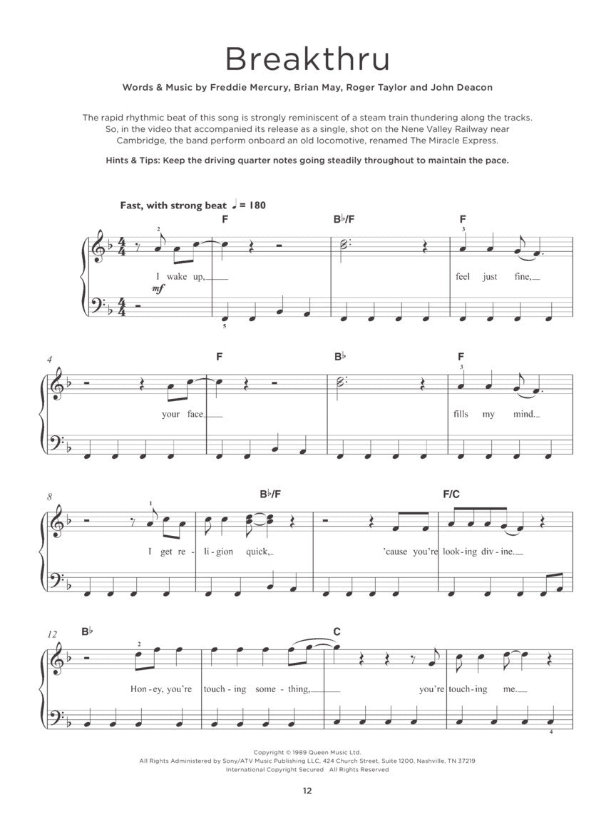 Really Easy Piano - Queen