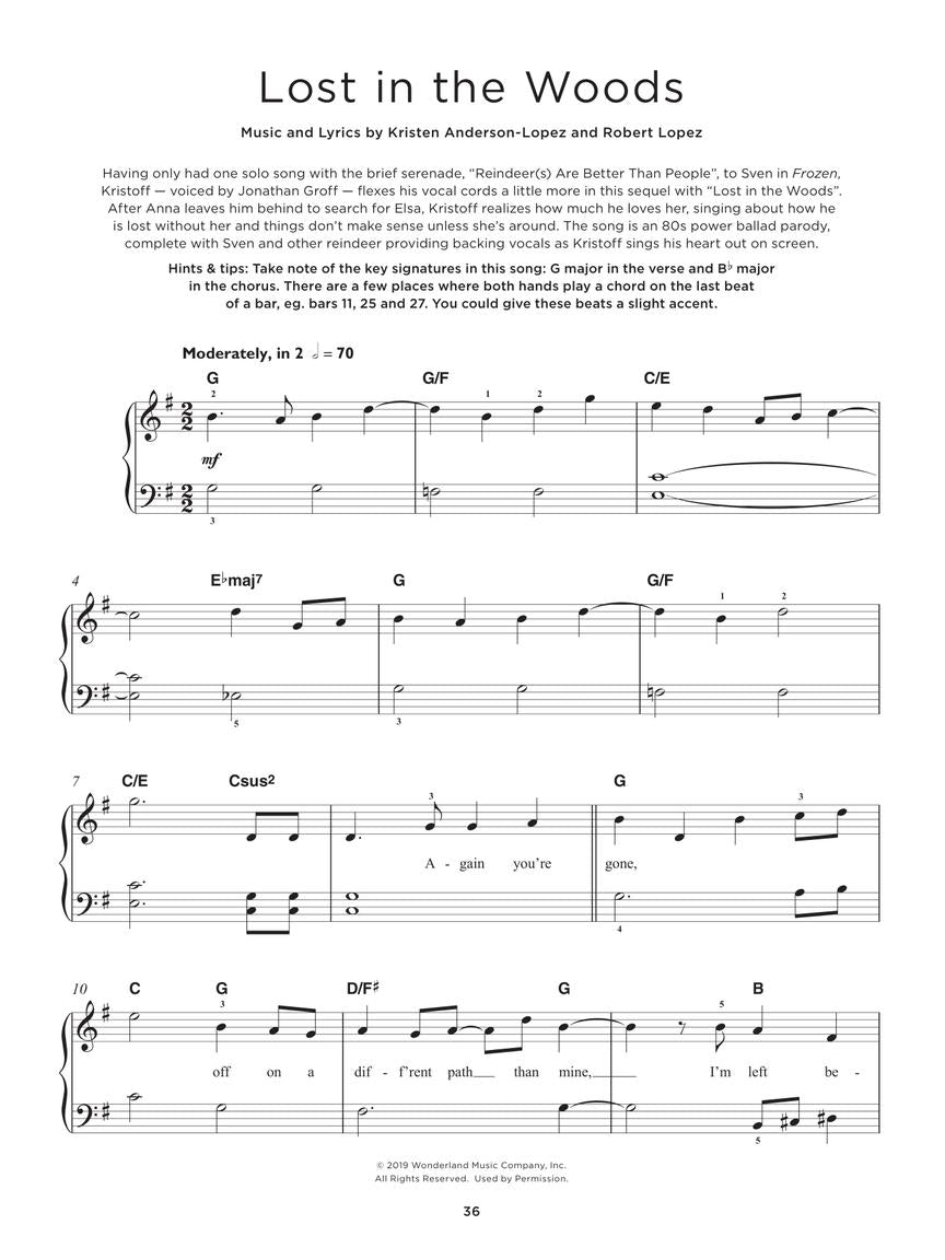 Really Easy Piano - The Frozen Collection