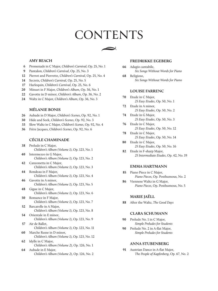 Piano Music by Women Composers Book 1