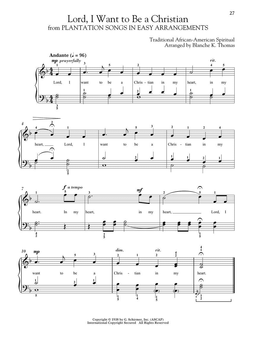 Piano Music of Black Composers Level 1