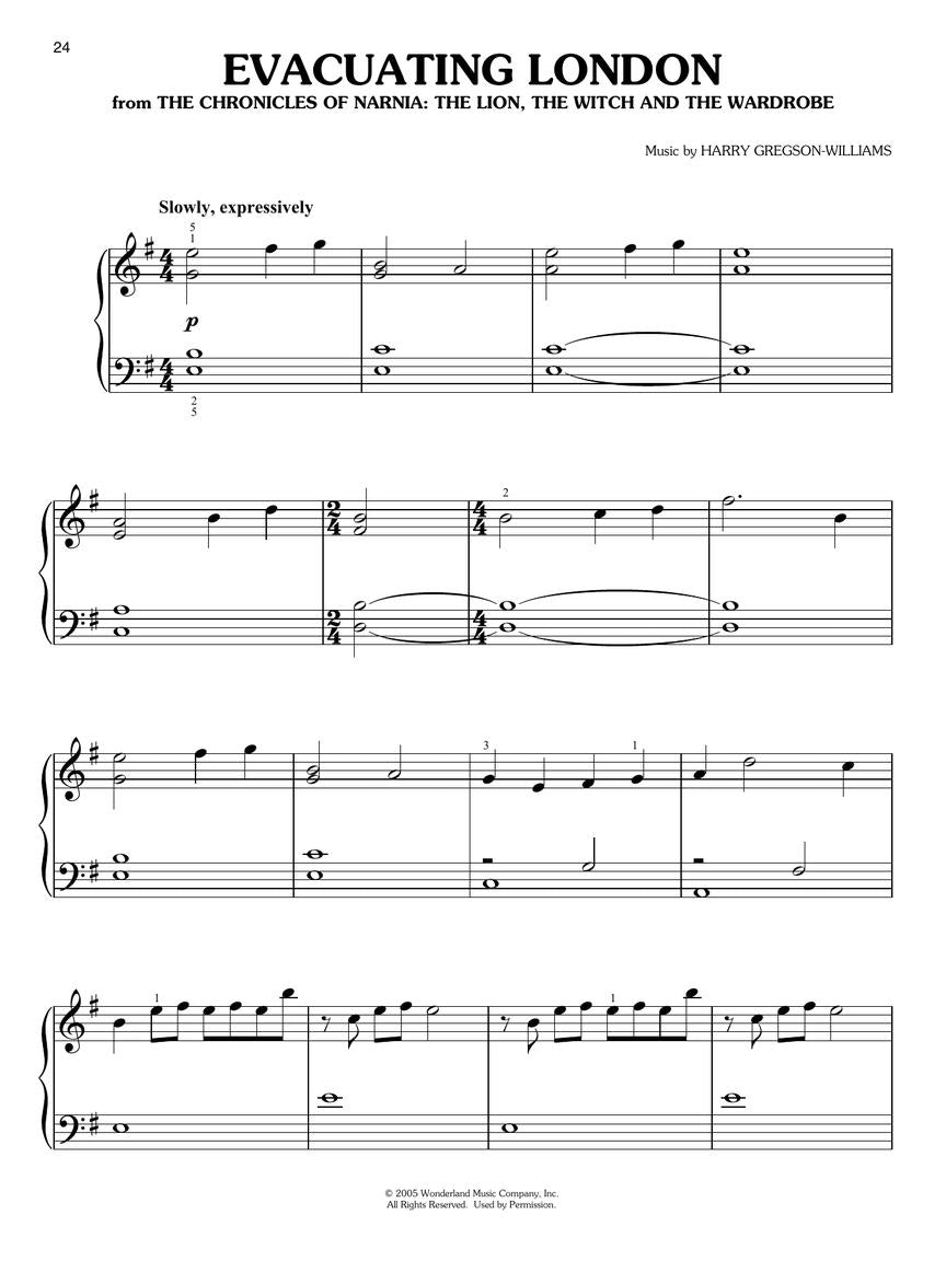 Epic Movie Adventures for Easy Piano