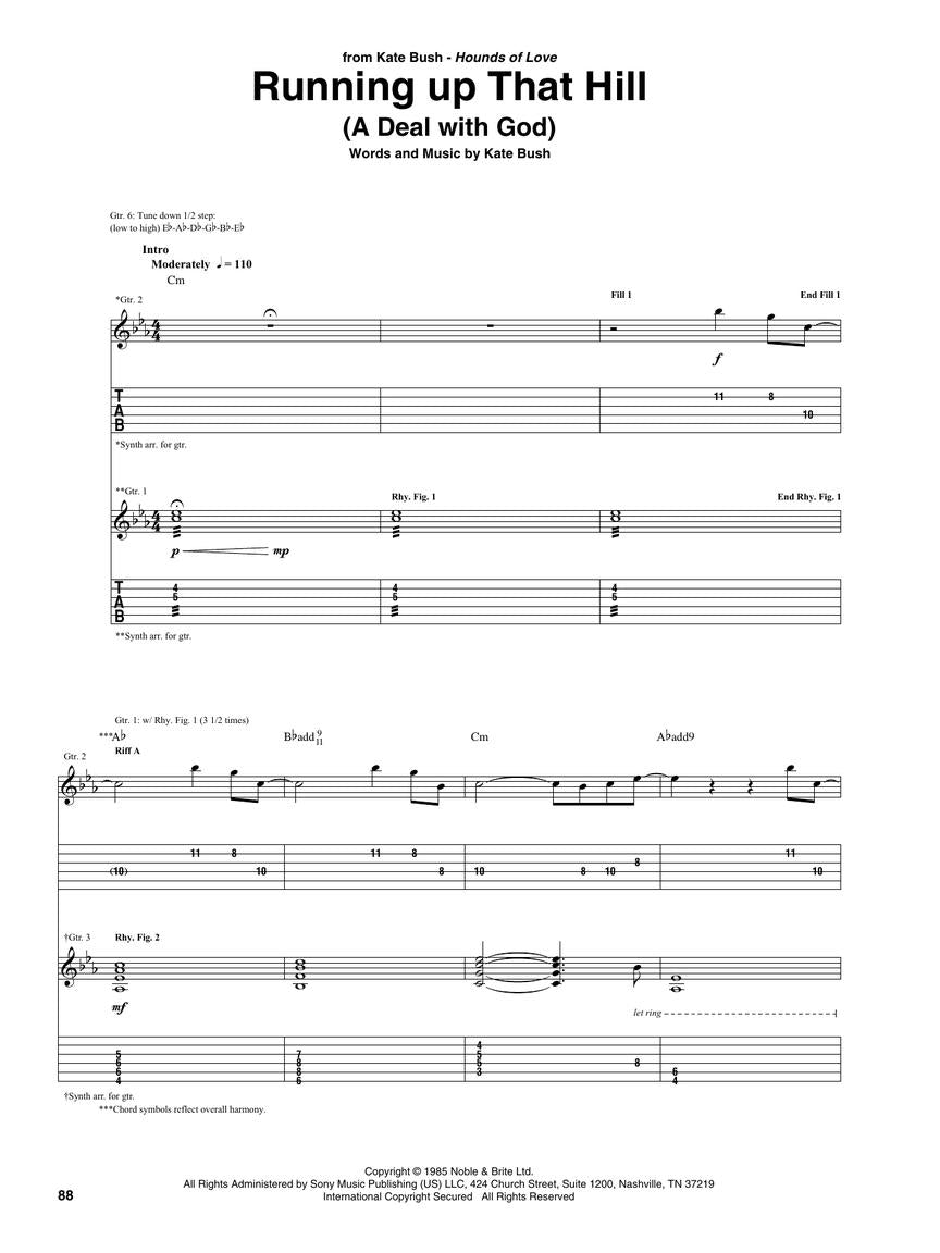 Stranger Things, Music from the Netflix Series for Guitar TAB