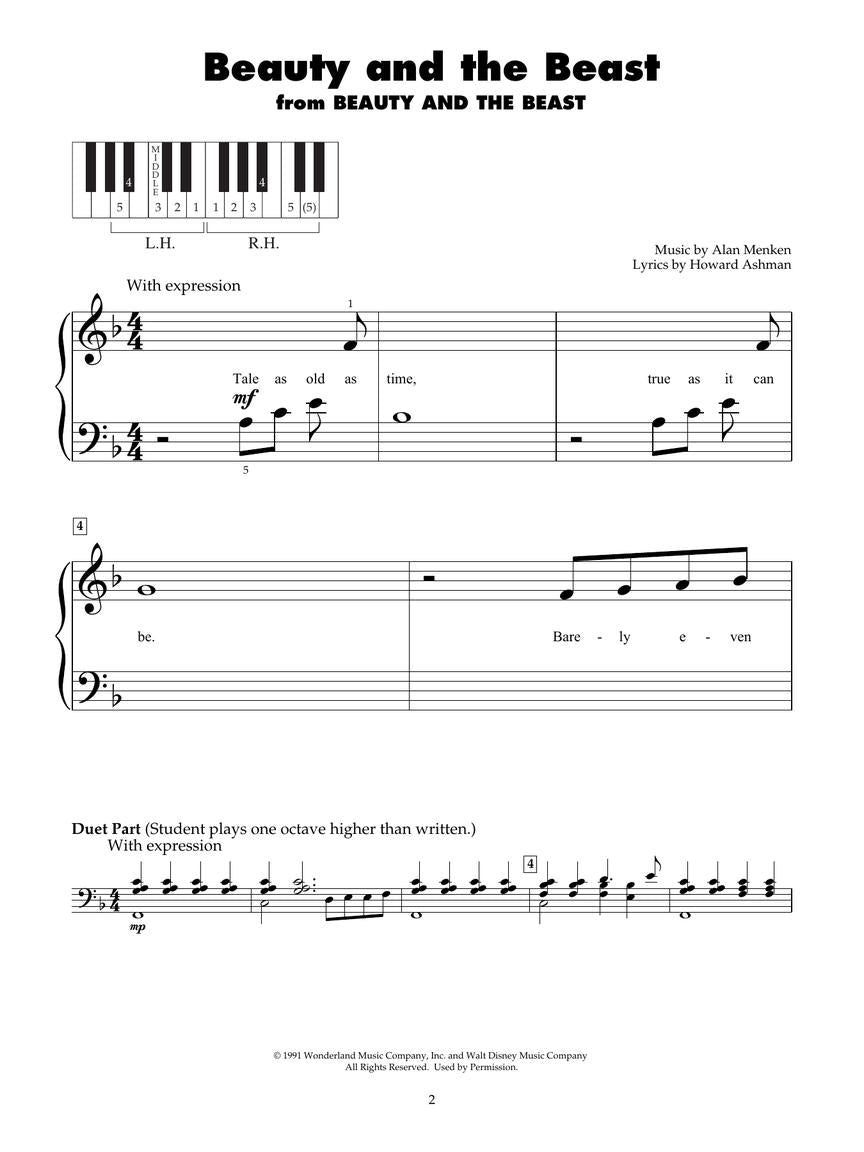 Disney Movie Fun - 2nd Edition for 5-Finger Piano
