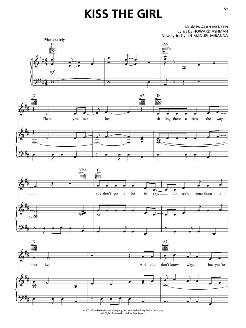 The Little Mermaid: Music from the 2023 Motion Picture Soundtrack, PVG