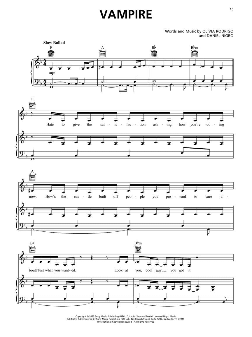 Olivia Rodrigo – Guts, PVG