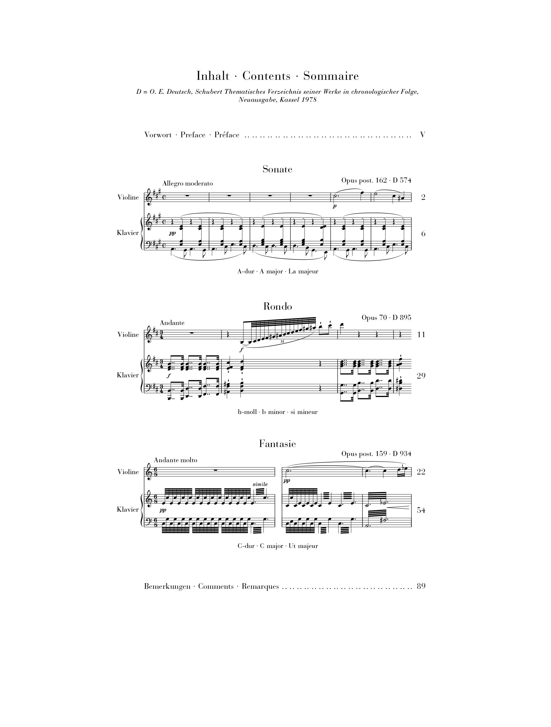 Schubert: Duos for Piano & Violin