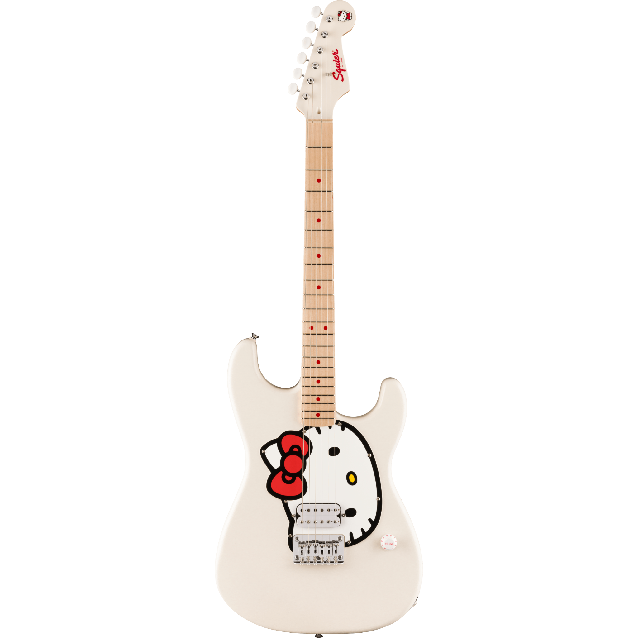 Fender X Hello Kitty Limited Edition Stratocaster w/ Gig Bag, White