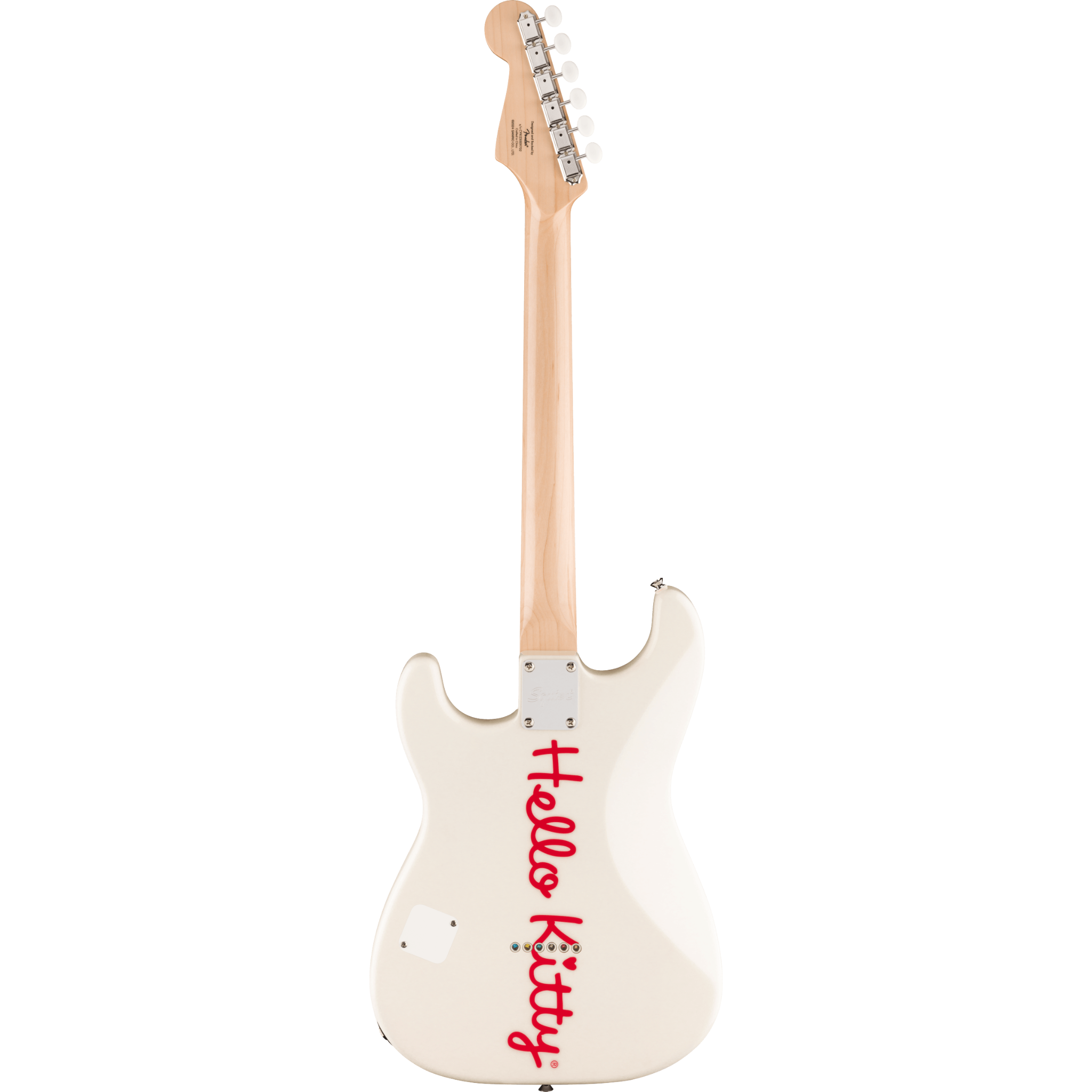 Fender X Hello Kitty Limited Edition Stratocaster w/ Gig Bag, White