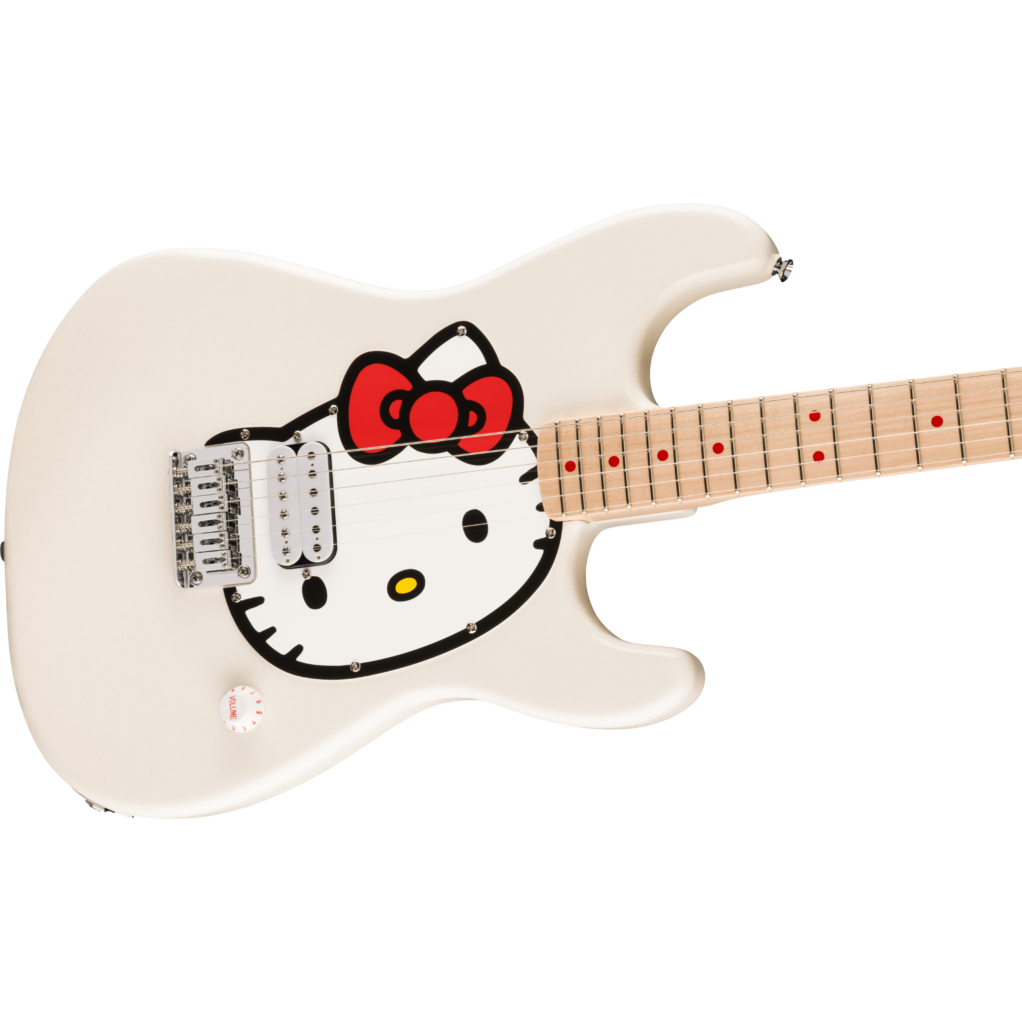 Fender X Hello Kitty Limited Edition Stratocaster w/ Gig Bag, White
