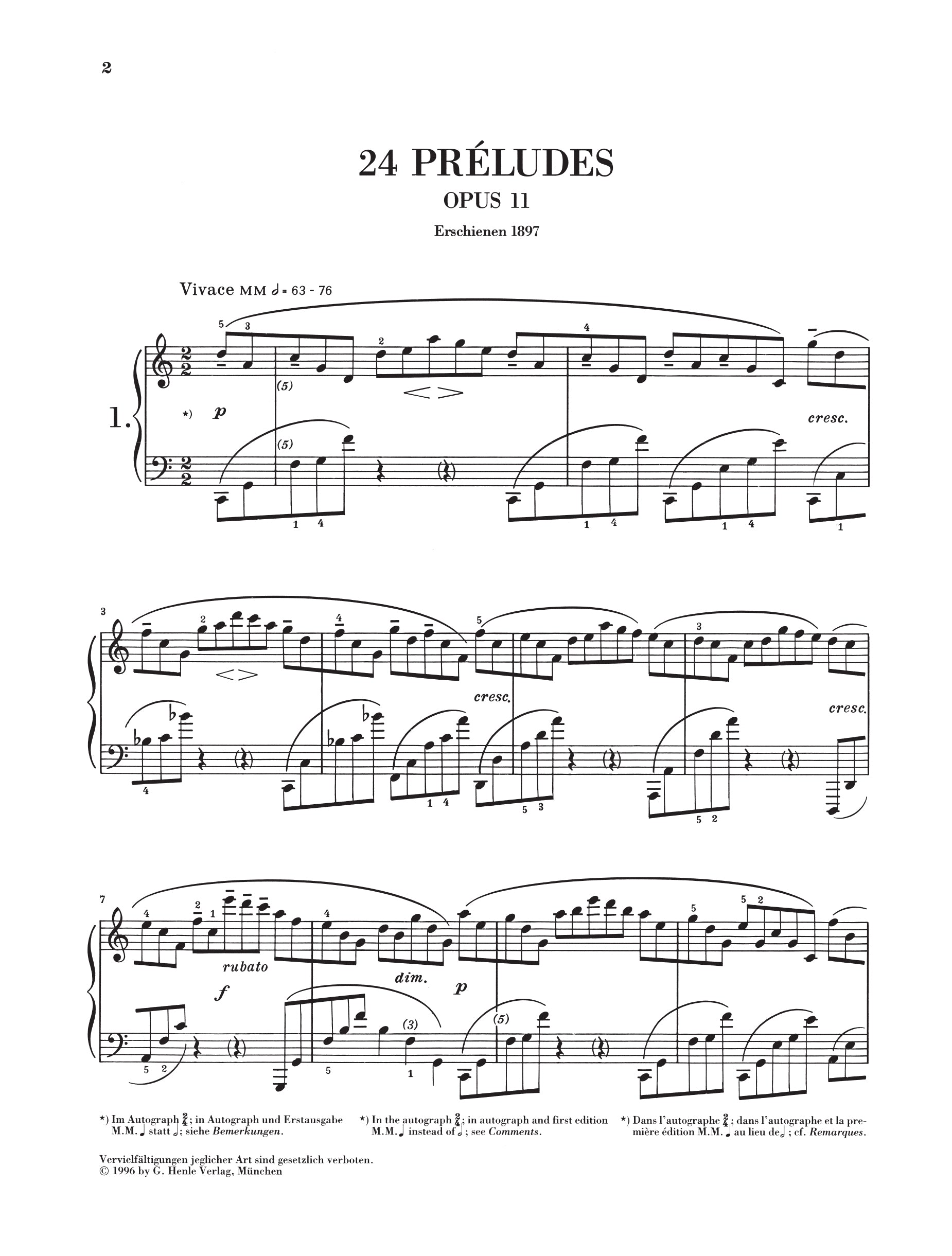 Scriabin: 24 Preludes Op 11 Piano Solo