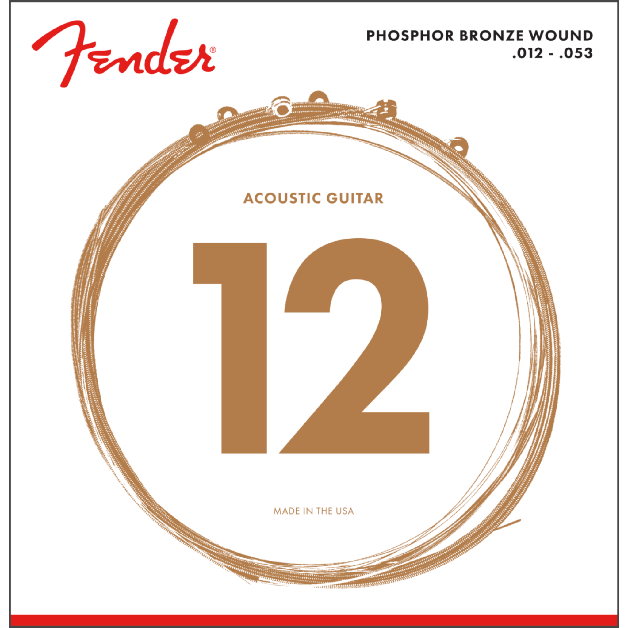 Fender Phosphor Bronze Acoustic Guitar Strings