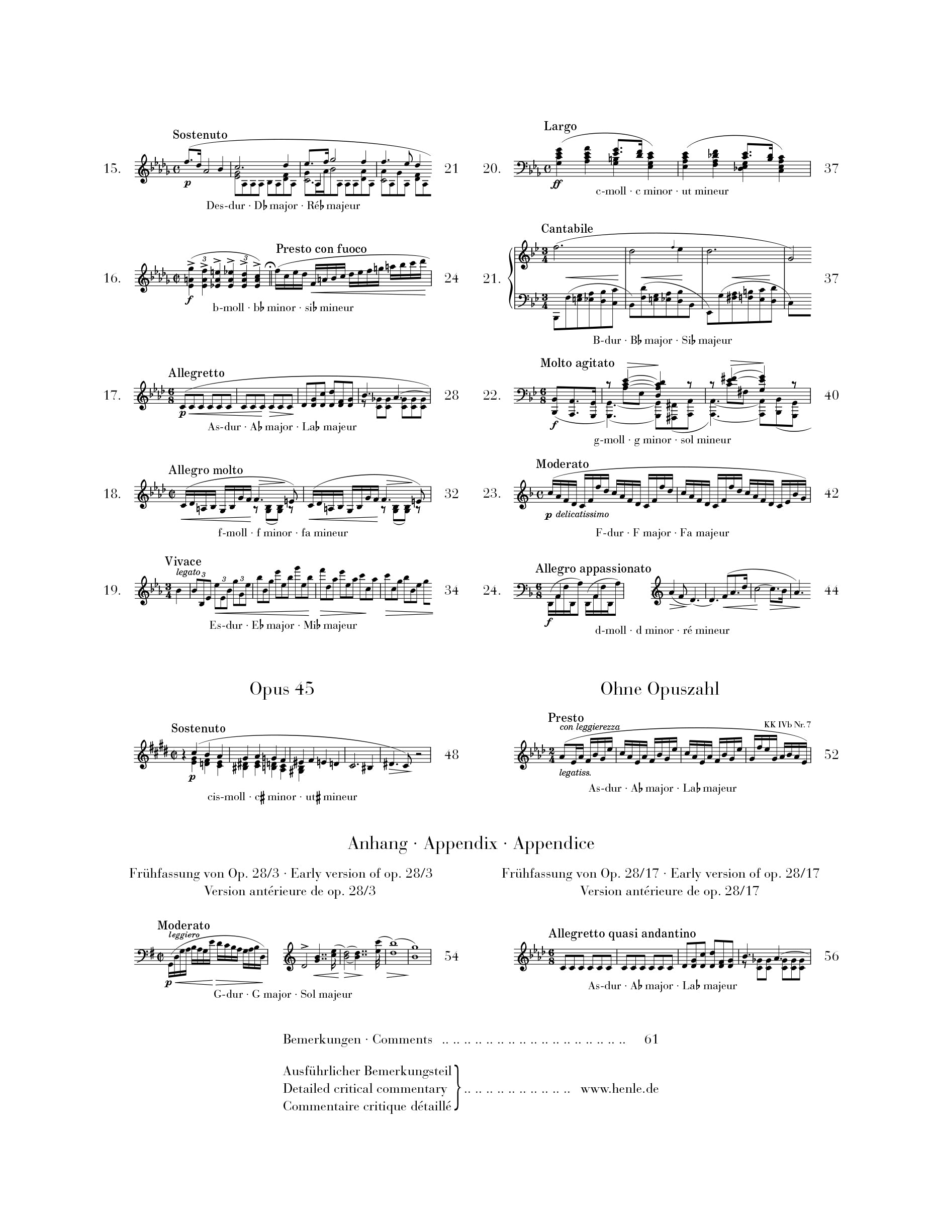 Chopin: Preludes Piano Solo