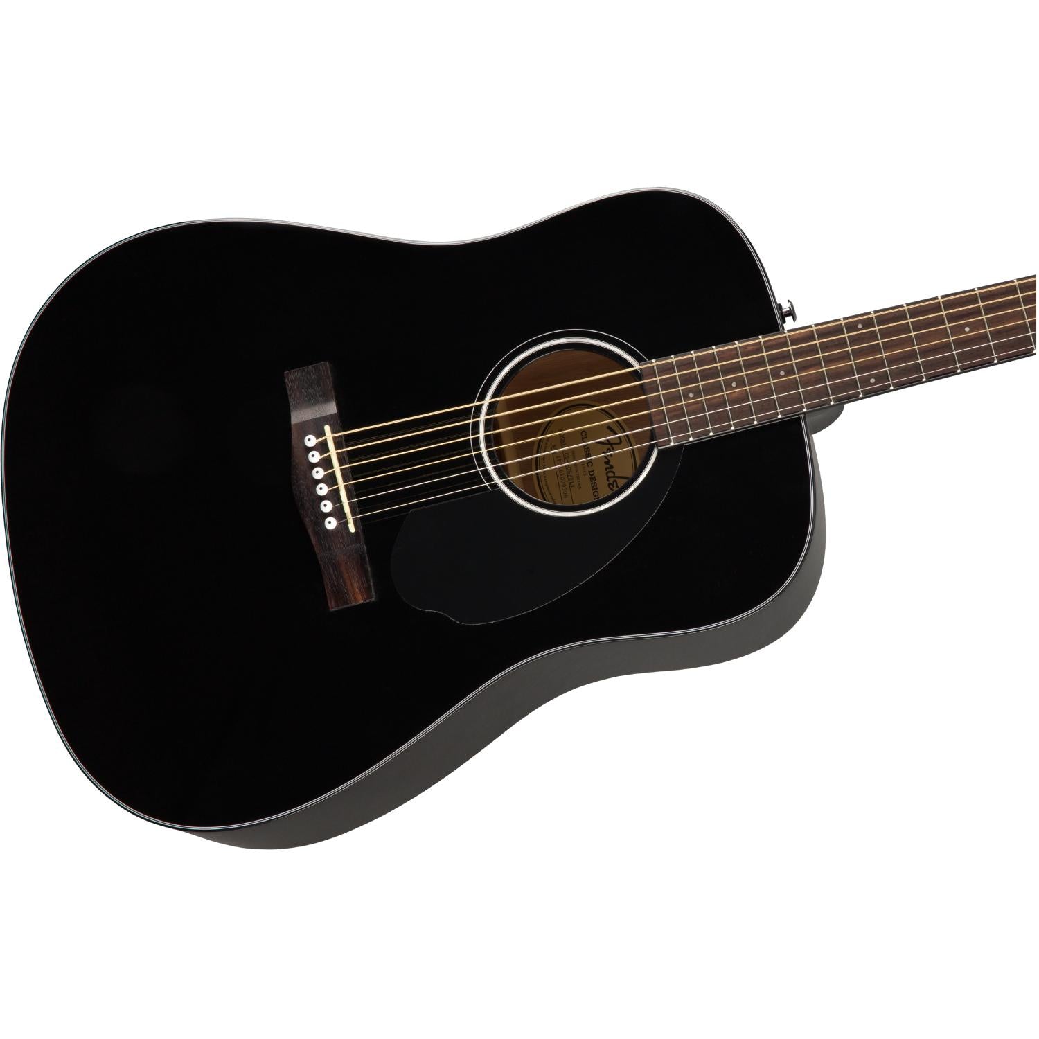 Fender CD-60S Dreadnought Acoustic Guitar, Black