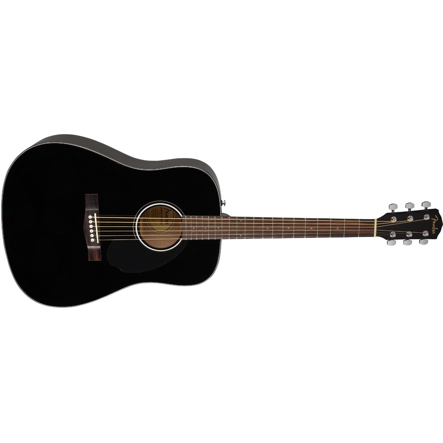Fender CD-60S Dreadnought Acoustic Guitar, Black