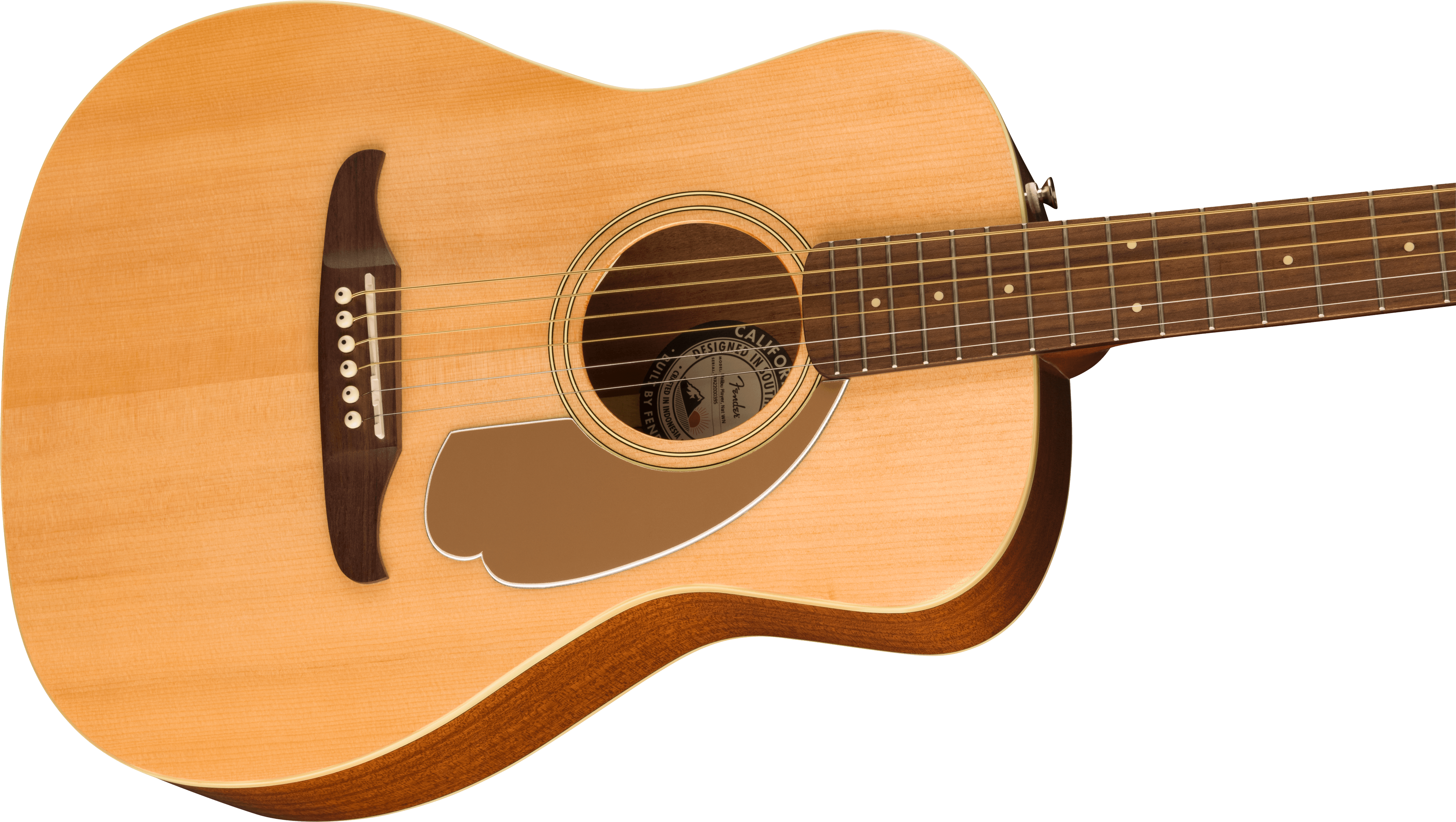 Fender California Series Malibu Player Acoustic-Electric Guitar, Natural