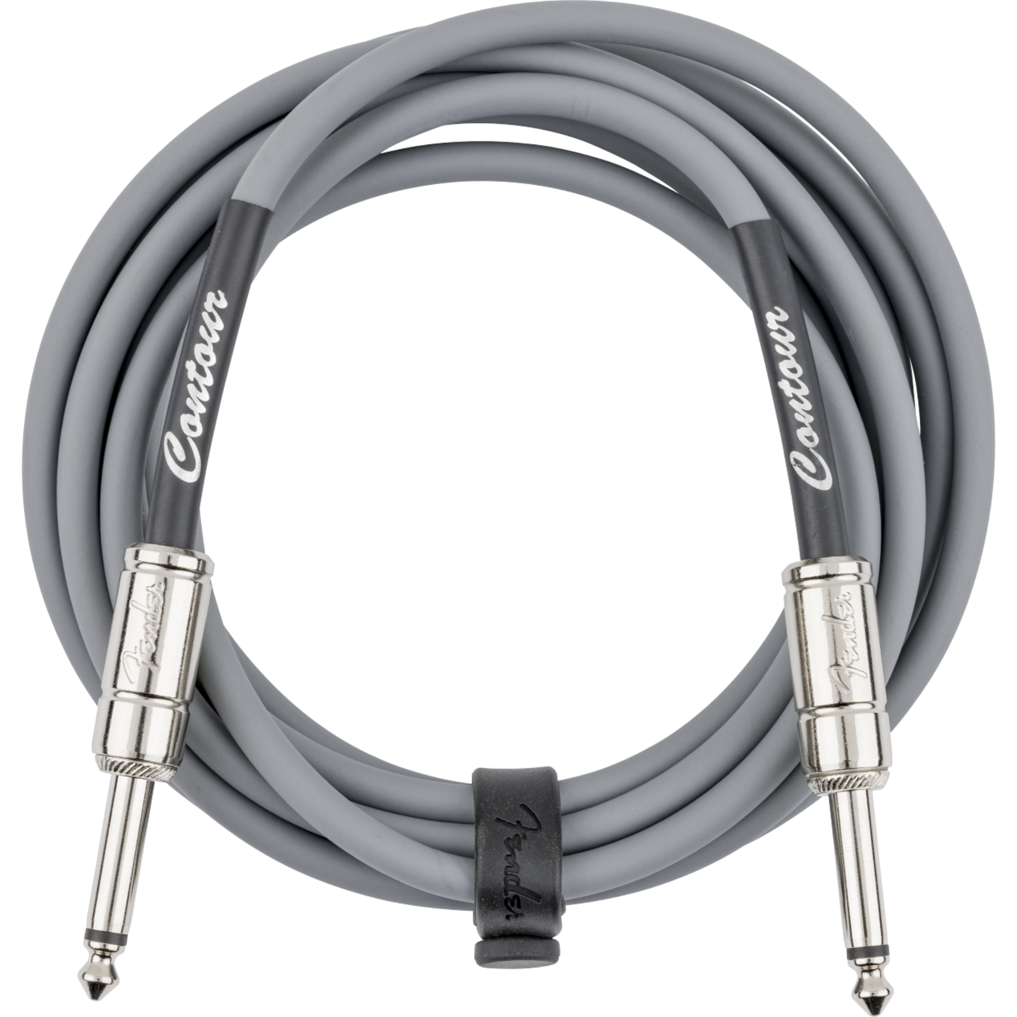 Fender Contour Series Instrument Cable, Inca Silver